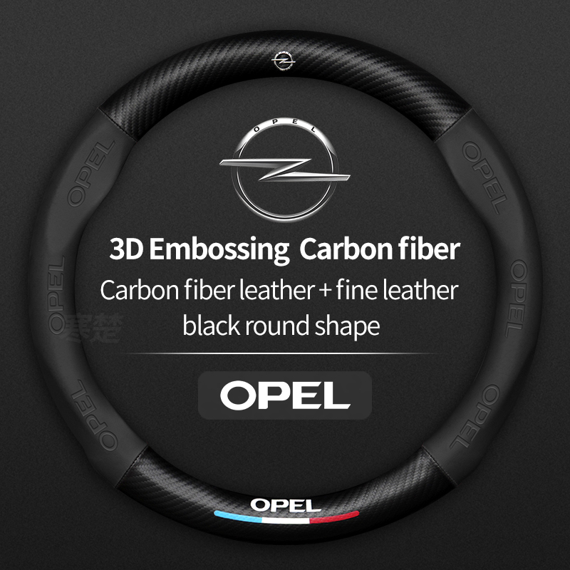 Car Steering Wheel Cover Anti Slip Breathable - Für Opel OPCline ASTRA CORSA INSIGNIA