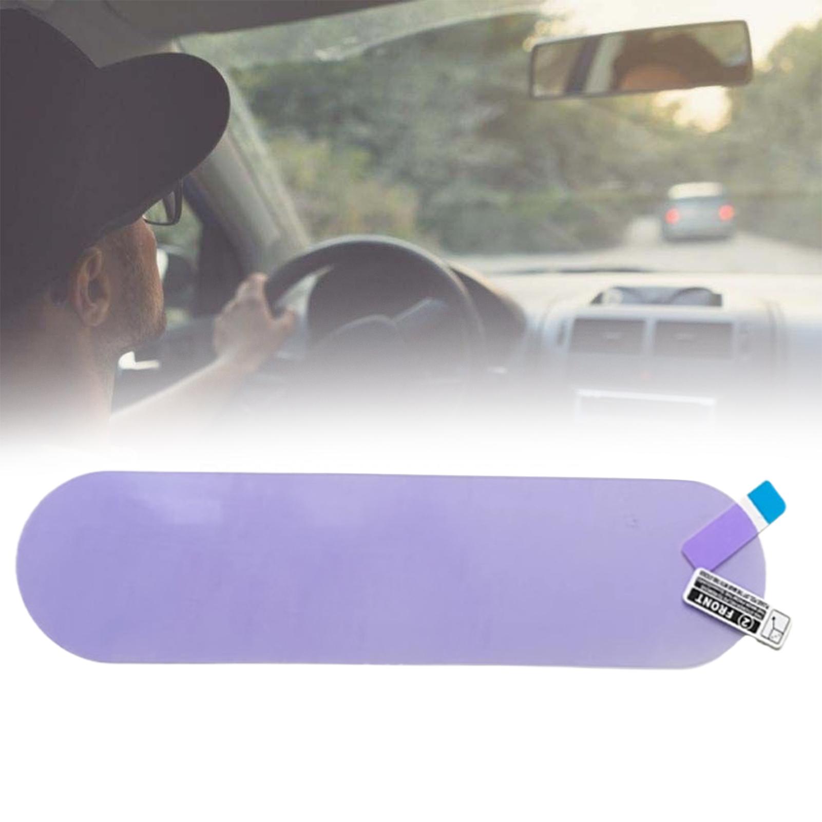 Anti Glare Car Rearview Mirror Film - Auto-Innenraum-Rückspiegel-Antiblendschutz-Antibeschlagfolie, wasserdichter Autoaufkleber für Nachtsicht beim