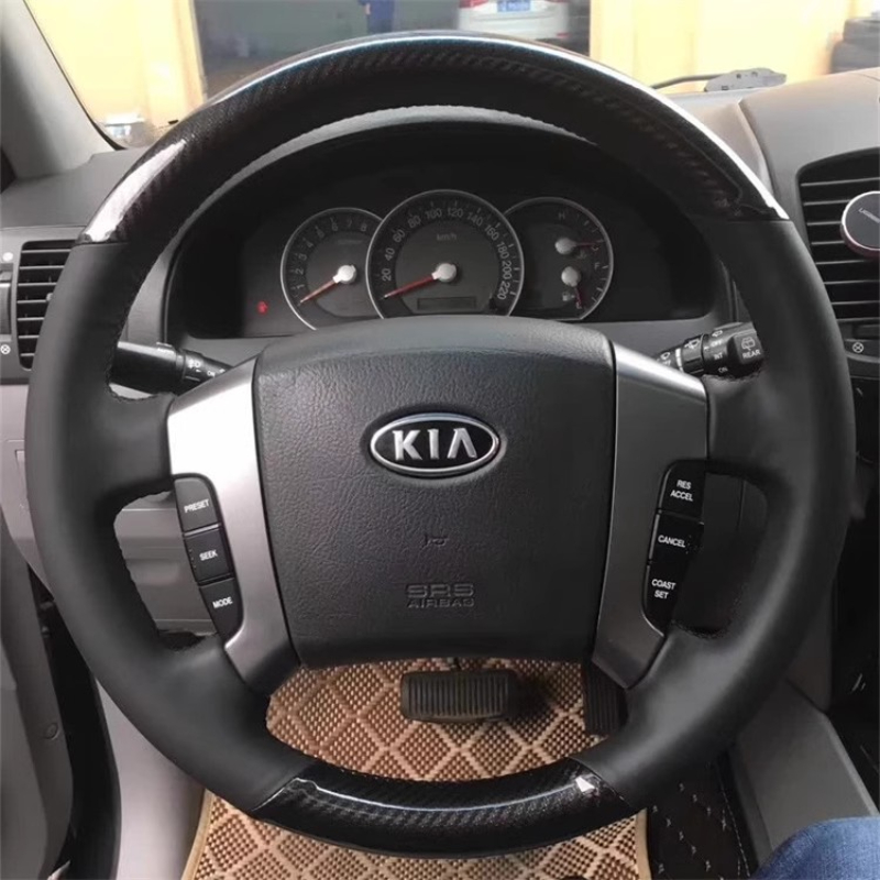Für Kia Sorento 2003-2009 Hand – Car Steering Wheel Cover Anti Slip Breathable Bewertung und Preis