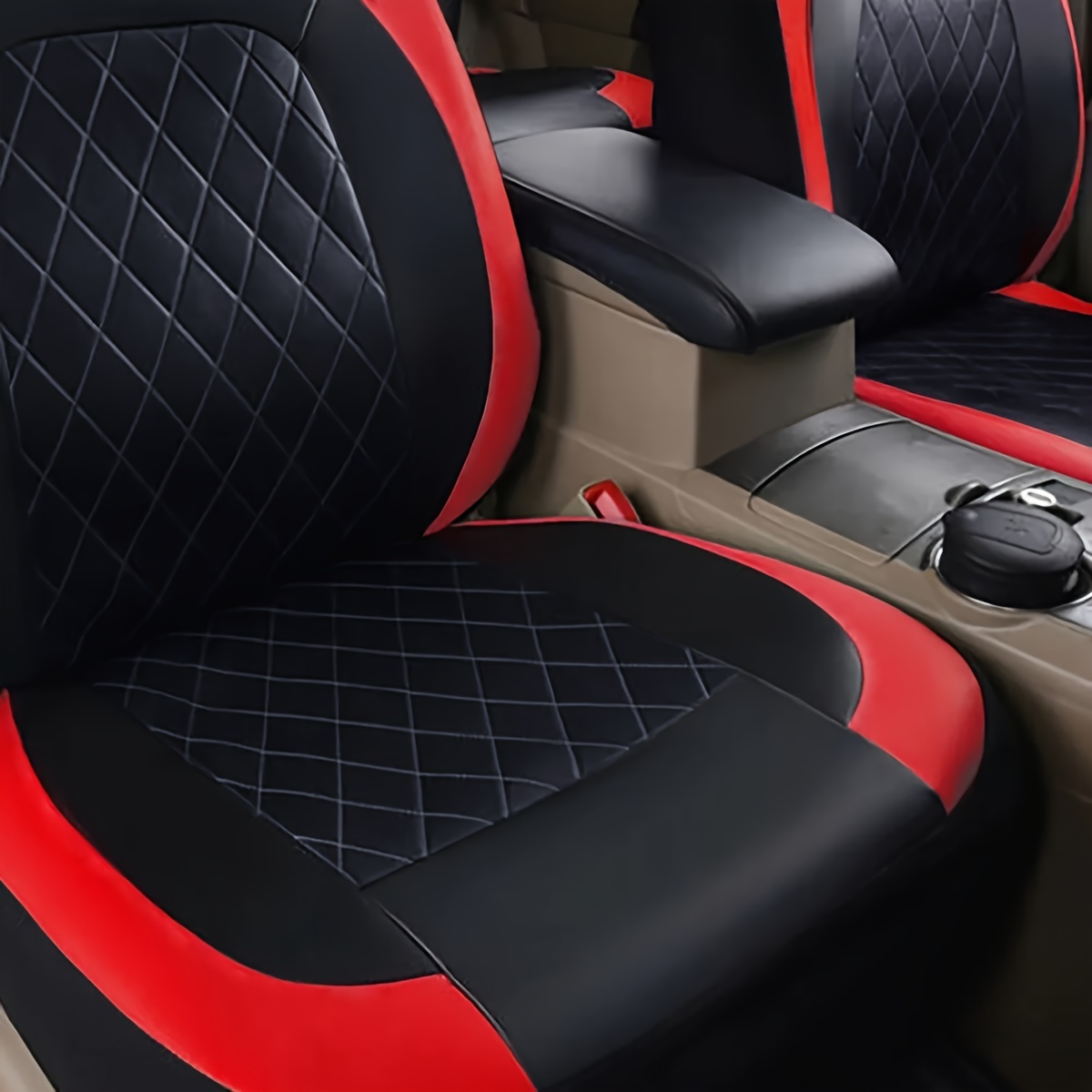Neue Autositzbezüge Gestepptes – Leather Car Seat Covers Full Set Universal Bewertung und Preis
