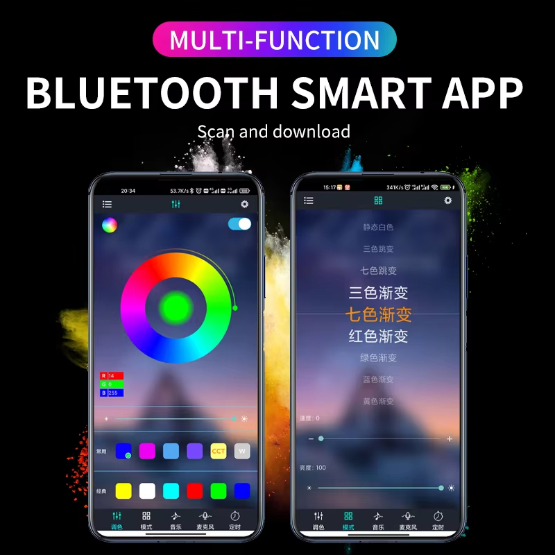 RGB Hintergrundbeleuchtung Fer – Led Ambient Interior Car Lights App Control Bewertung und Preis