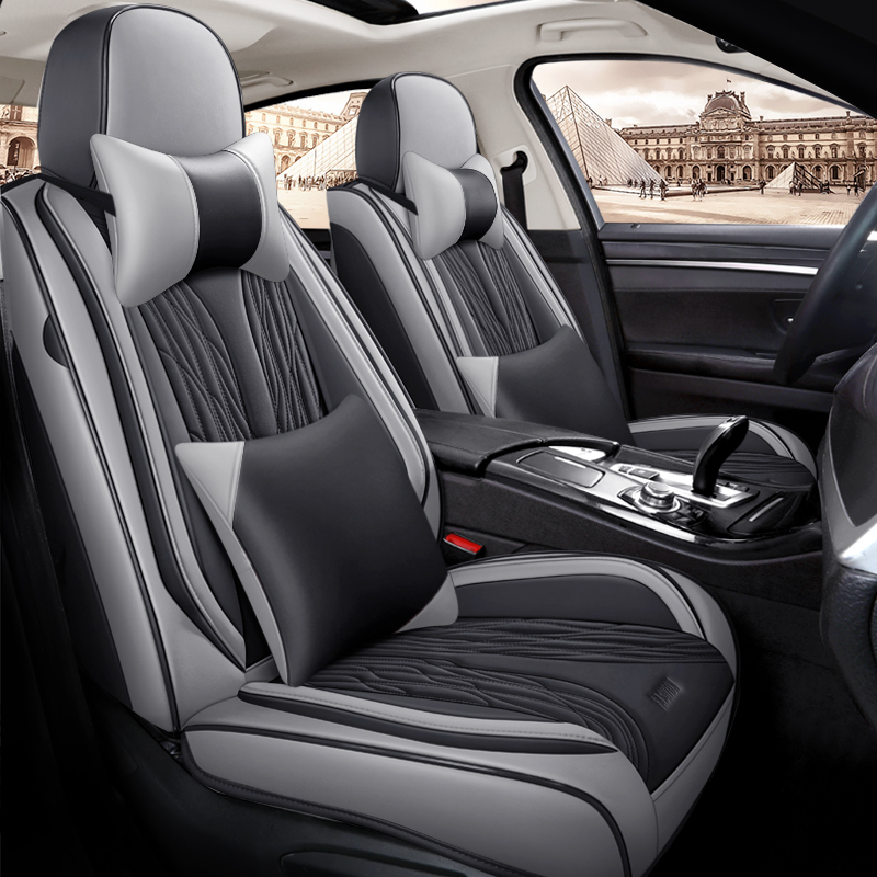 New Design Luxury Leather Car  – Leather Car Seat Covers Full Set Universal Bewertung und Preis
