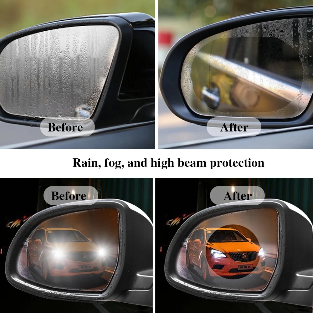 2 Stück Universal Anti-Beschla – Anti Glare Car Rearview Mirror Film Bewertung und Preis