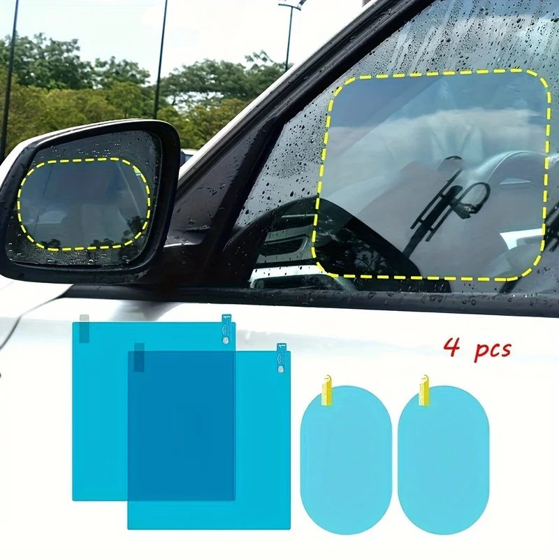 4 Stück Schutzfolie für die Rü – Anti Glare Car Rearview Mirror Film Bewertung und Preis
