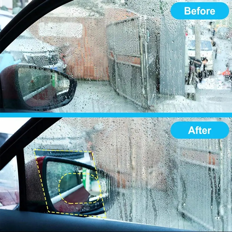 4 Stück Schutzfolie für die Rü – Anti Glare Car Rearview Mirror Film Bewertung und Preis