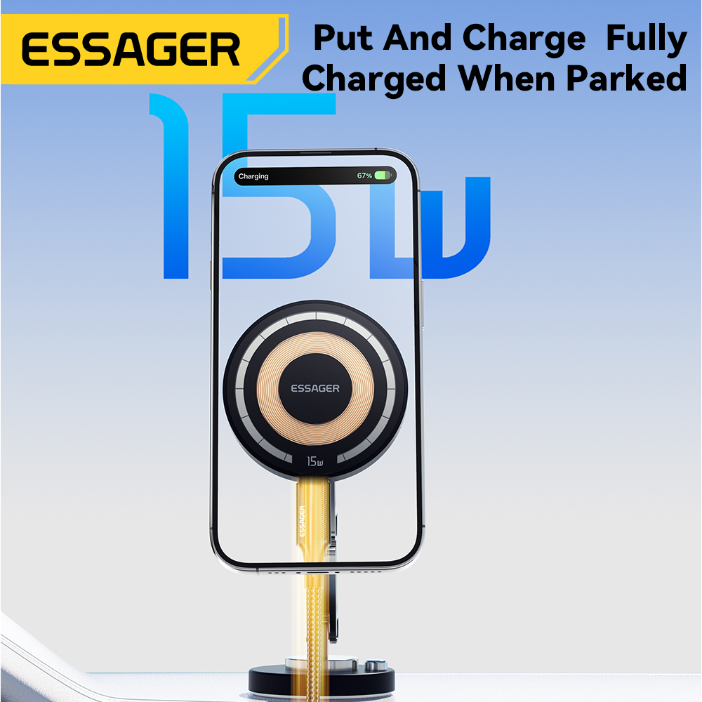 Essager magnetisches kabellose – Wireless Car Charger Mount Fast Charging Bewertung und Preis