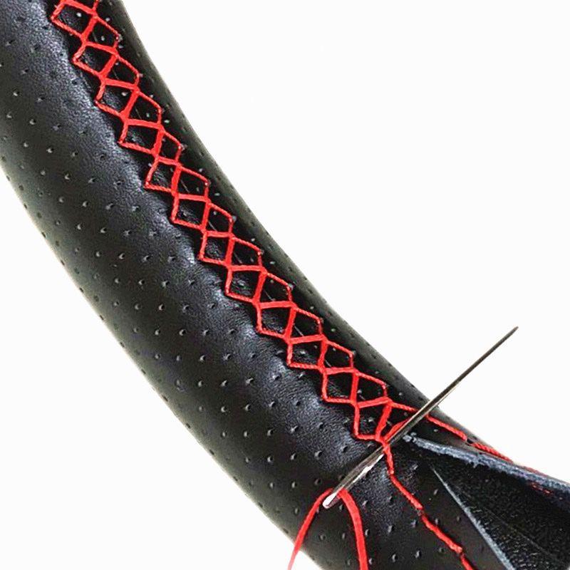 Handgenähter Auto-Lenkradbezug – Car Steering Wheel Cover Anti Slip Breathable Bewertung und Preis